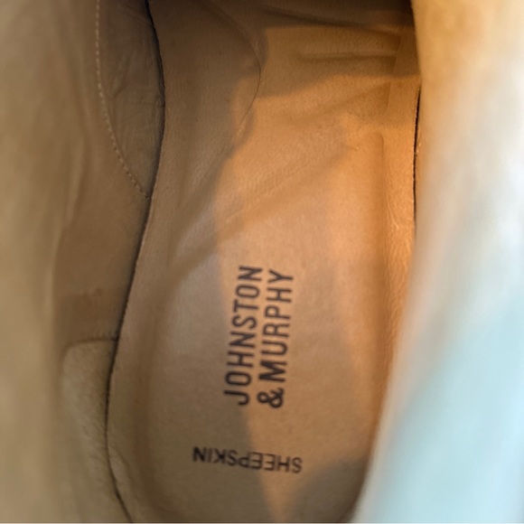 Johnston & Murphy Tan Full Grain Leather Cap Toe Chukka Men's Size 10M. - Picture 2 of 6